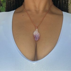 One of a Kind, Amethyst Gemstone Necklace